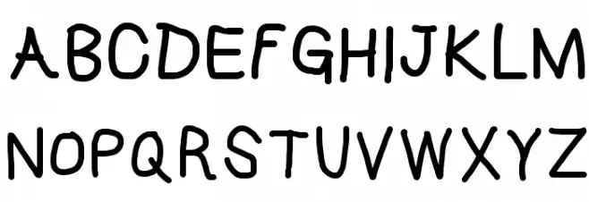 HoneyBee Bold Schriftart Groß