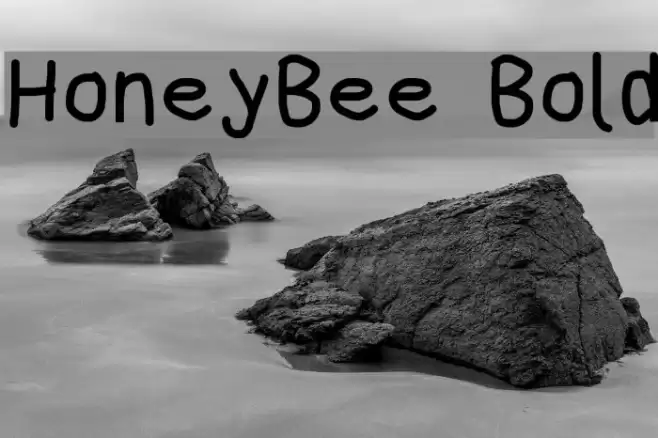 HoneyBee Bold Font examples