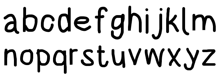 HoneyBee Bold Font LOWERCASE