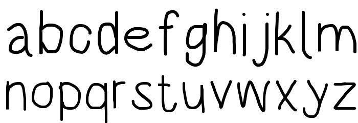 HoneyBee Book Font LOWERCASE