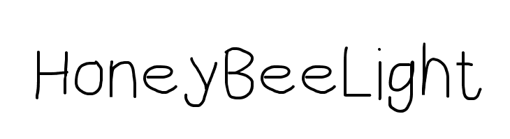 HoneyBee Light  नि: शुल्क फ़ॉन्ट्स डाउनलोड