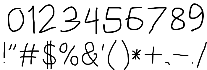 HoneyBee Light Font OTHER CHARS