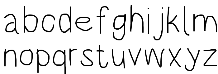 HoneyBee Light Font LOWERCASE