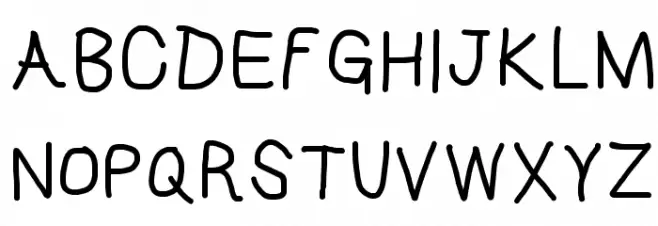 HoneyBee Regular Font Litere mari