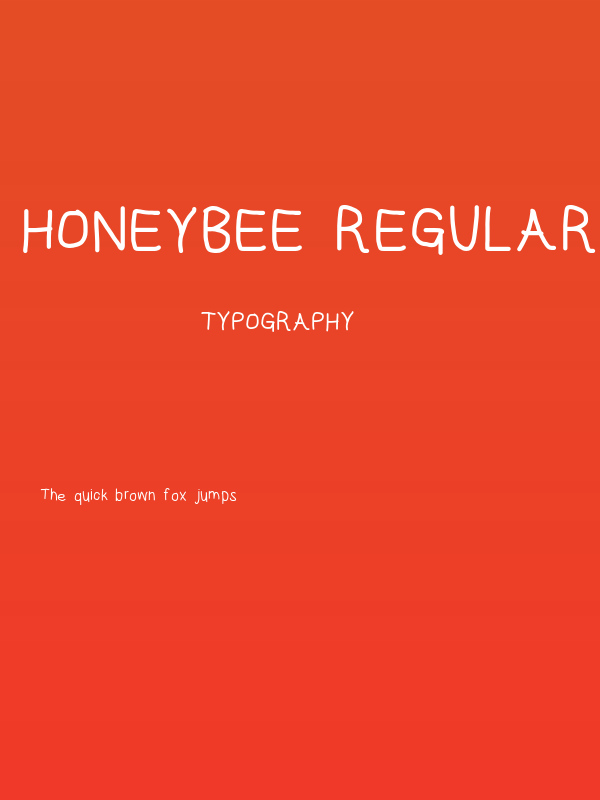 HoneyBee Regular Poster