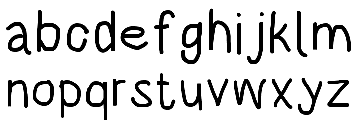 HoneyBee Regular Font LOWERCASE