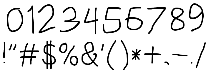 HoneyBee Semilight Font OTHER CHARS