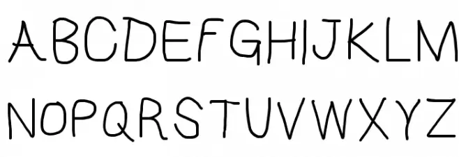 HoneyBee Semilight Schriftart Groß