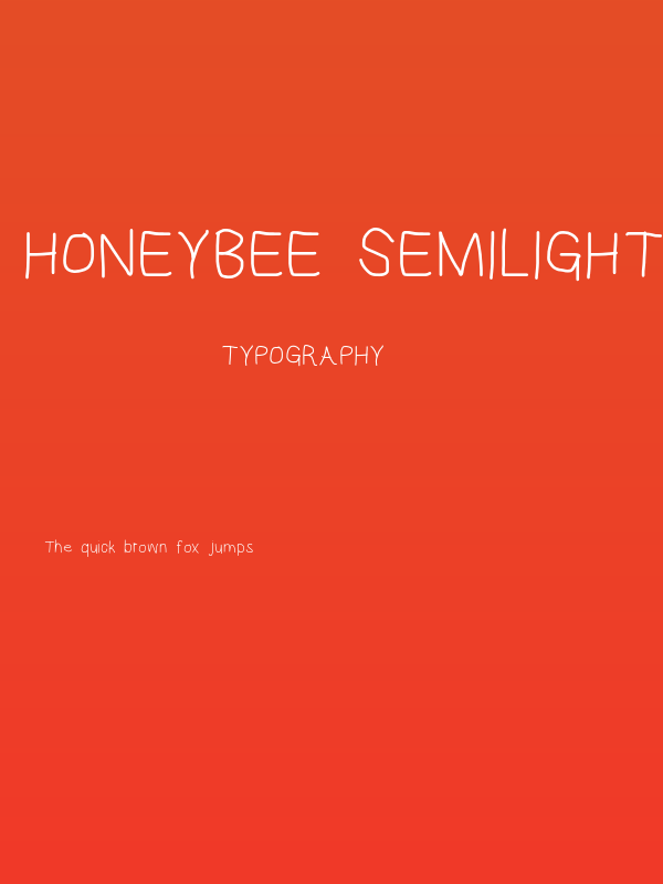 HoneyBee Semilight Poster