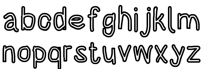 HoneyBee Stripe Font LOWERCASE
