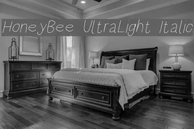 HoneyBee UltraLight Italic examples