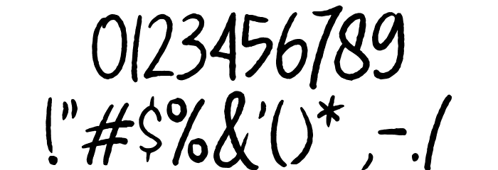 HoneyBloomsDemo Font OTHER CHARS