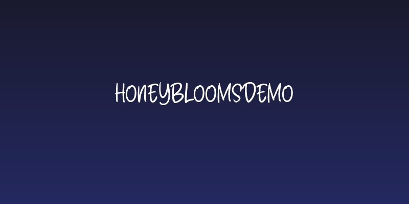 HoneyBloomsDemo Social Header