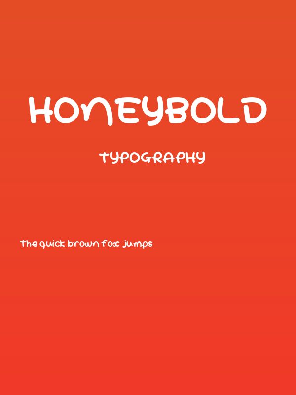 HoneyBold Poster