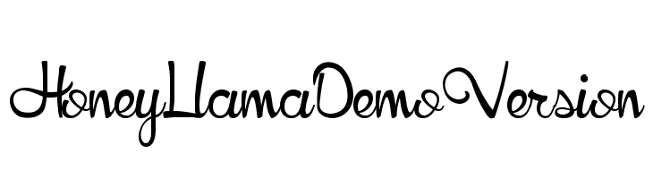 HoneyLlamaDemoVersion  Frei Schriftart Herunterladen
