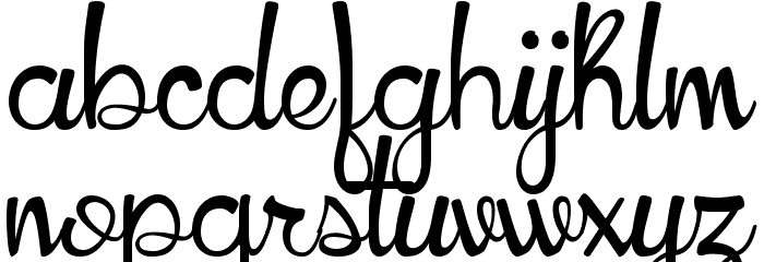 HoneyLlamaDemoVersion Font LOWERCASE
