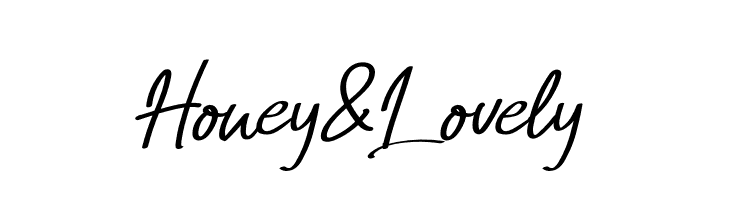 Honey&Lovely  baixar fontes gratis