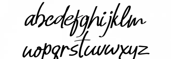 Honey&Lovely फ़ॉन्ट लोअरकेस