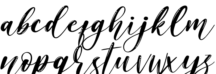 HoneyMoon Font LOWERCASE