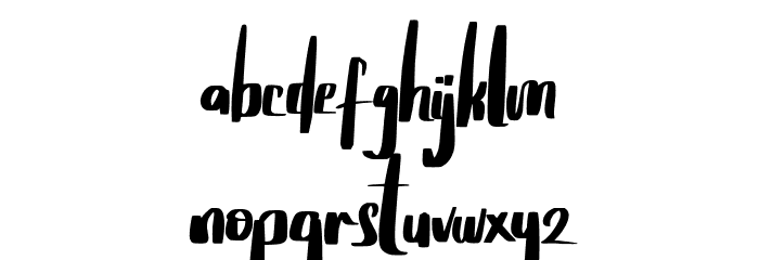 HoneyMoonFREE Font LOWERCASE