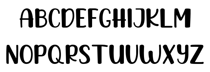 Honey Schriftart Kleinbuchstaben