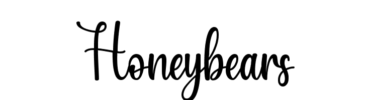 Honeybears  Скачать бесплатные шрифты