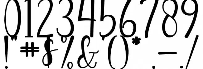 Honeybears Font OTHER CHARS