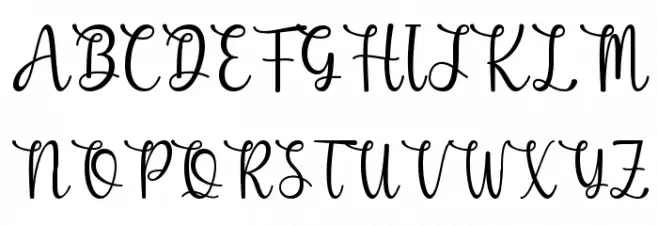 Honeybears Schriftart Groß