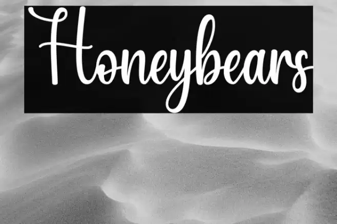 Honeybears Font examples