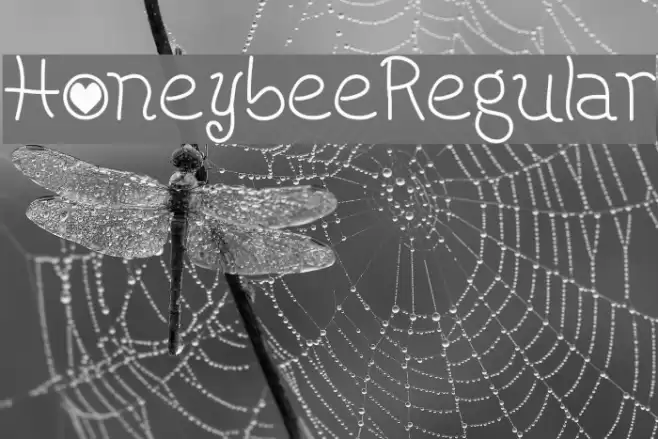 HoneybeeRegular Font examples
