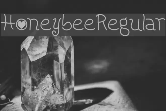 HoneybeeRegular Font examples