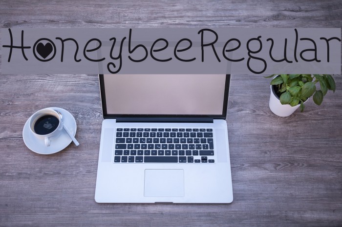 HoneybeeRegular Font examples