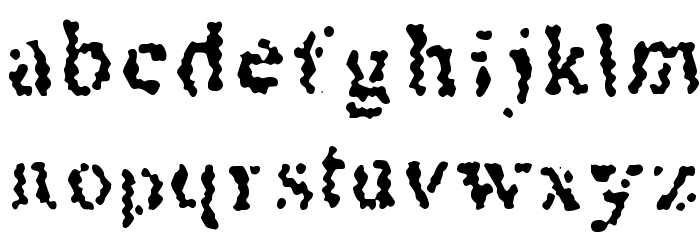 Honeybomb Font LOWERCASE