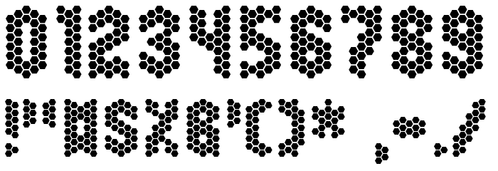 Honeycomb Happiness Font OTHER CHARS