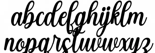 Honeycomb Script PERSONAL USE Regular フォント 小文字