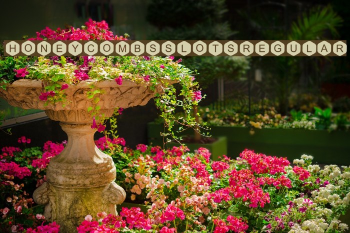 Honeycombs Slots Regular Font examples