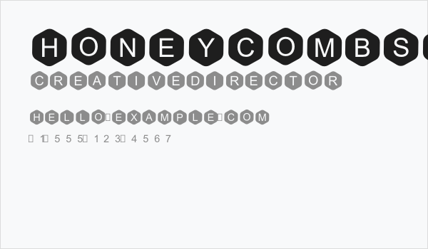 Honeycombs Slots Regular Business Card