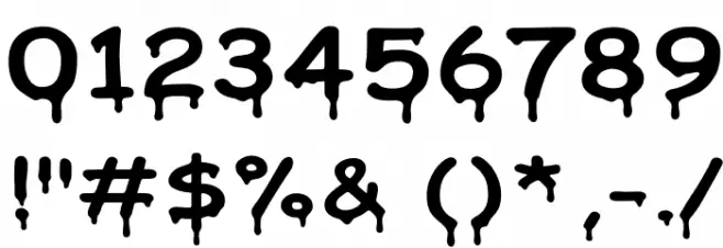 Honeydripper Font OTHER CHARS