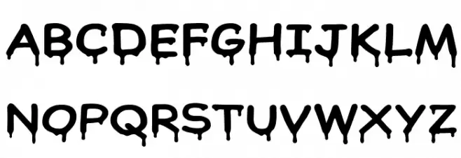 Honeydripper Font Litere mari