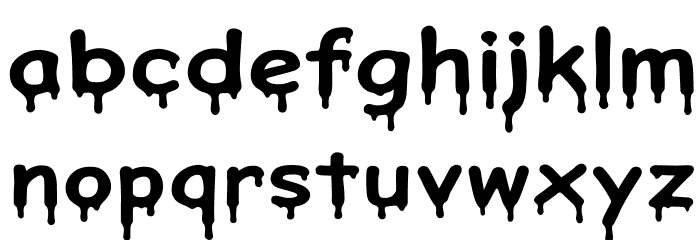 Honeydripper Font LOWERCASE