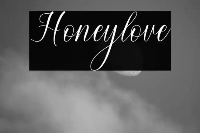 Honeylove Font examples