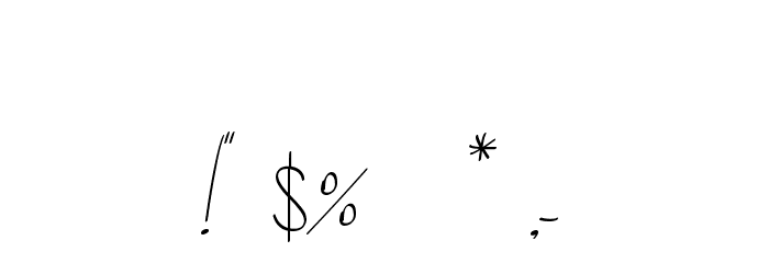 Honeymoon Avenue Script Font OTHER CHARS