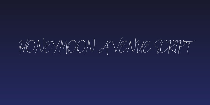 Honeymoon Avenue Script Social Header