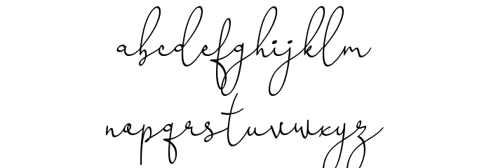 Honeymoon Avenue Script Font LOWERCASE