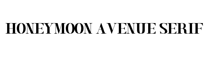 Honeymoon Avenue Serif  Frei Schriftart Herunterladen