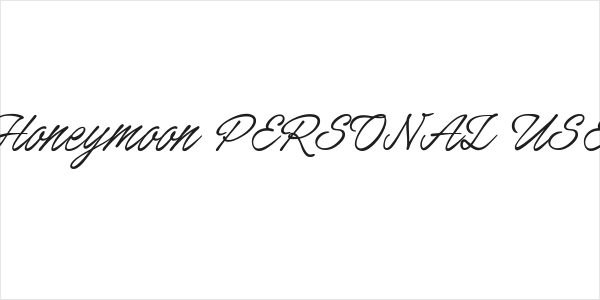 Honeymoon PERSONAL USE Logo
