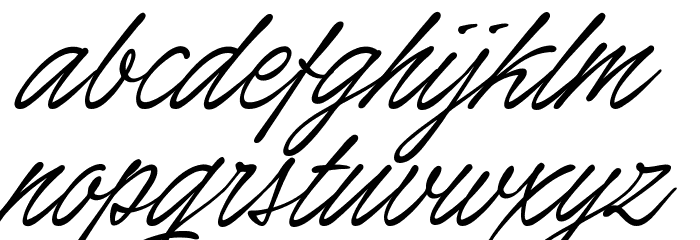 Honeymoon PERSONAL USE 字体 小写