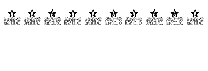 Honeymoon Personal Use Font OTHER CHARS