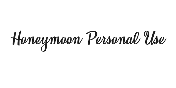 Honeymoon Personal Use Logo