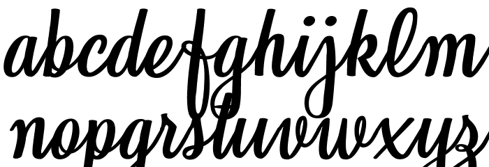 Honeymoon Personal Use Font LOWERCASE